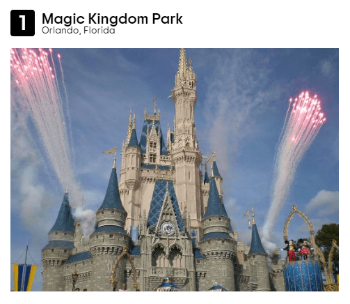 Magic Kigdom eleito o melhor parque de diversão