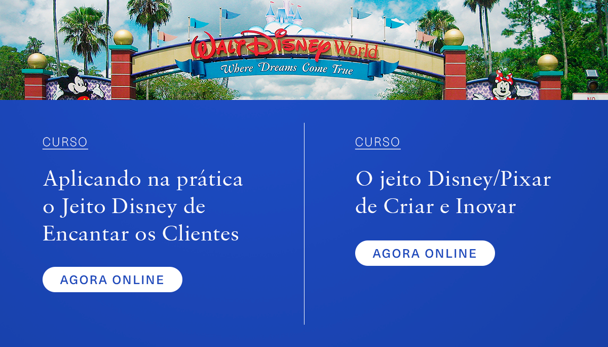 Banner do curso Aplicando na prática o jeito disney de encantar os clientes