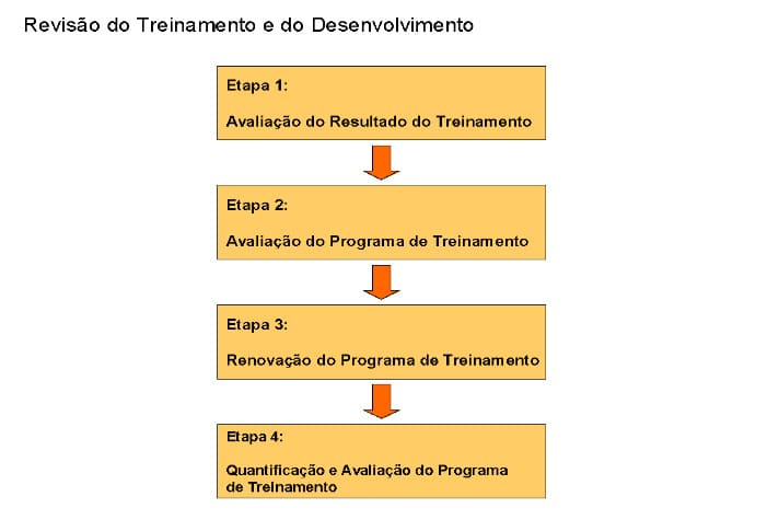 Revisão do treinamento e do desenvolvimento